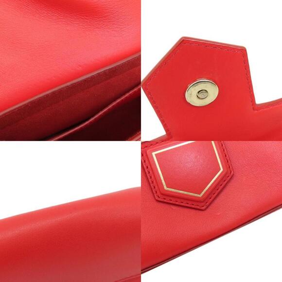 GIVENCHY Red Leather Shoulder Bag - Picture 7 of 11